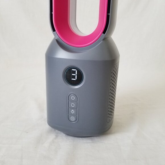 NEW IN BOX! Bladeless Oscillating Desk Fan with 3-Speeds & Adjustable LED Light - Picture 13 of 15